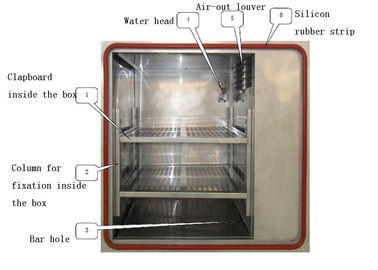Аппаратура лабораторного исследования энергосберегающей высокотемпературной камеры теста влажности вертикальная
