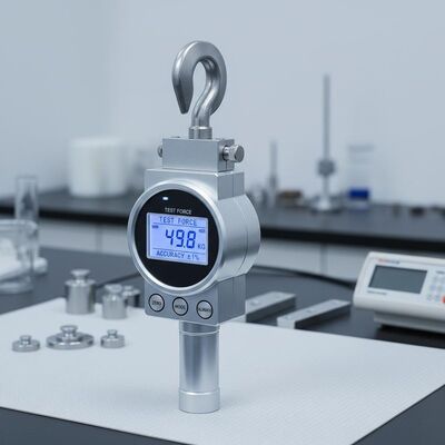 Машина для испытания напряжения емкости весом 50 кг с точностью ± 1% испытательной силы и измерением смещения 0,001 мм для точного испытания прочности на тягу